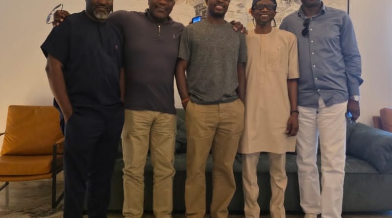 L-R Mr. Seun Ibigbemi, Gen. Ben Ipinyomi, Dr. Folorunsho Olafemi, Pastor Babagbemi Adesola, and Engr. Edward Meseko