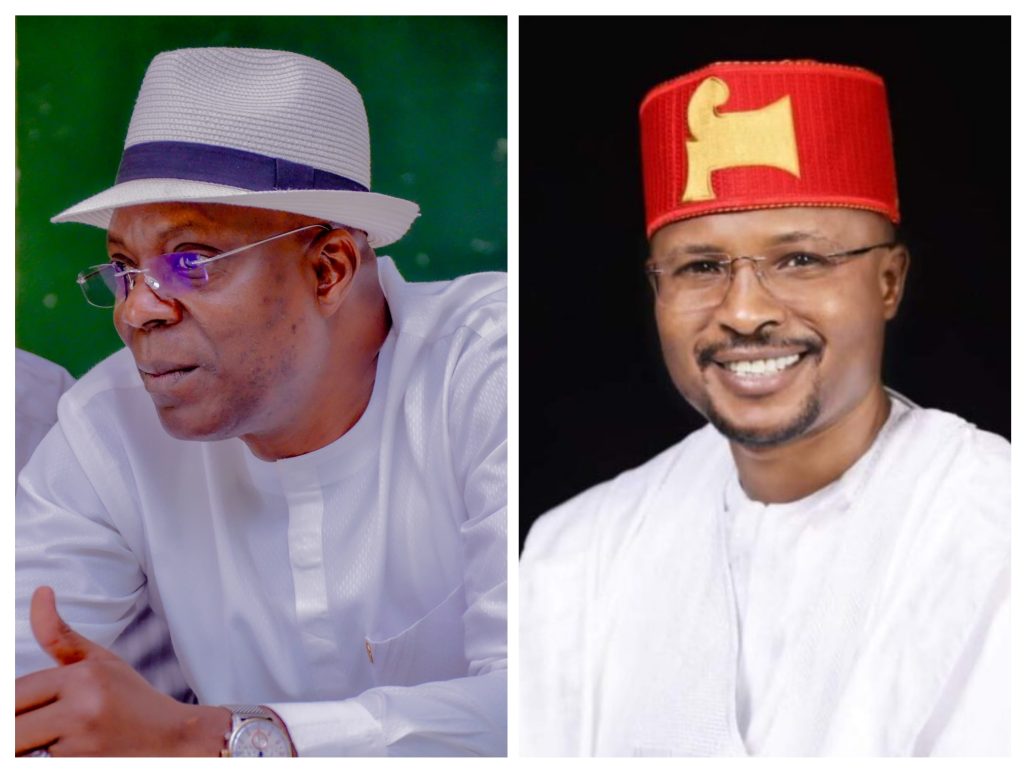 Picture Mix Rt. Hon. Matthew Kolawole and Rep. Leke Abejide (L-R)