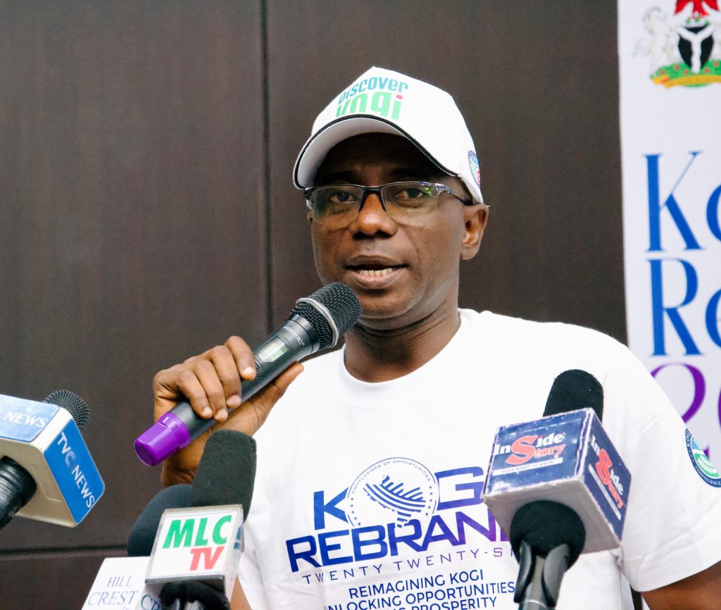 Kogi State Commissioner for Information and Communications, Hon. Kingsley Fanwo during his remarks at Kogi Rebrand 2026