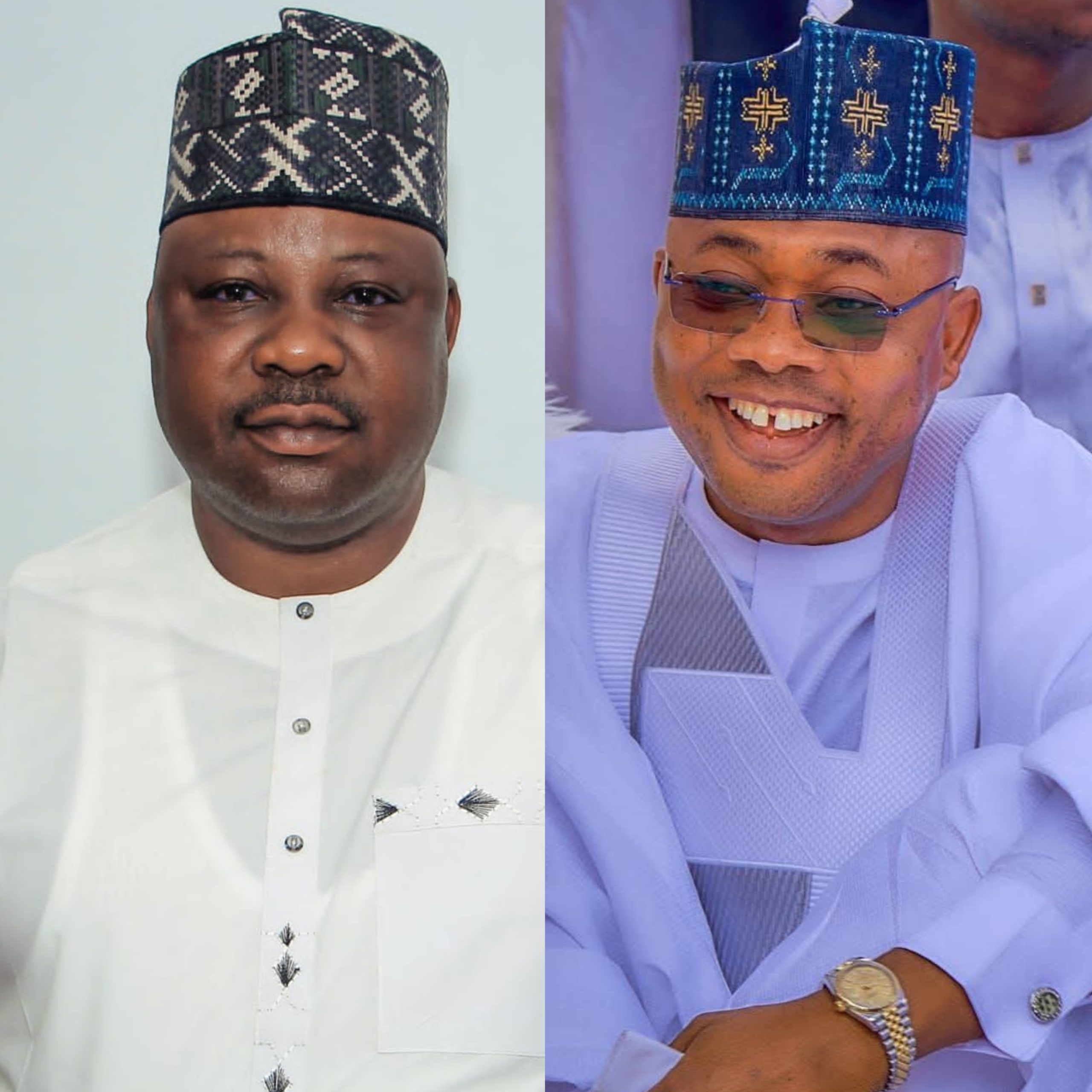 Picture Mix of Hon. Obaro Emmanuel and Gov. Usman Ododo. (L-R)