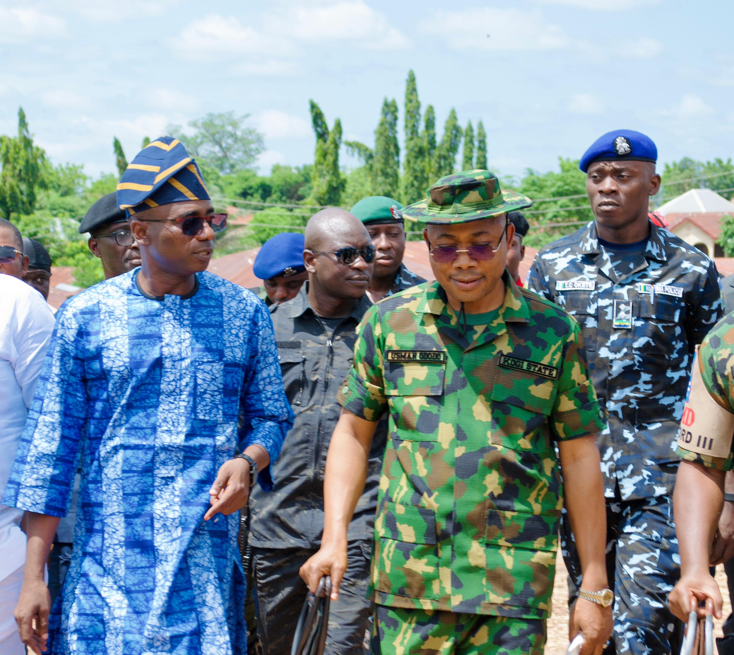 Governor Ododo Visits Iluke with Commissioner Fanwo and others, Vows Crackdown on Criminals, Bandits
