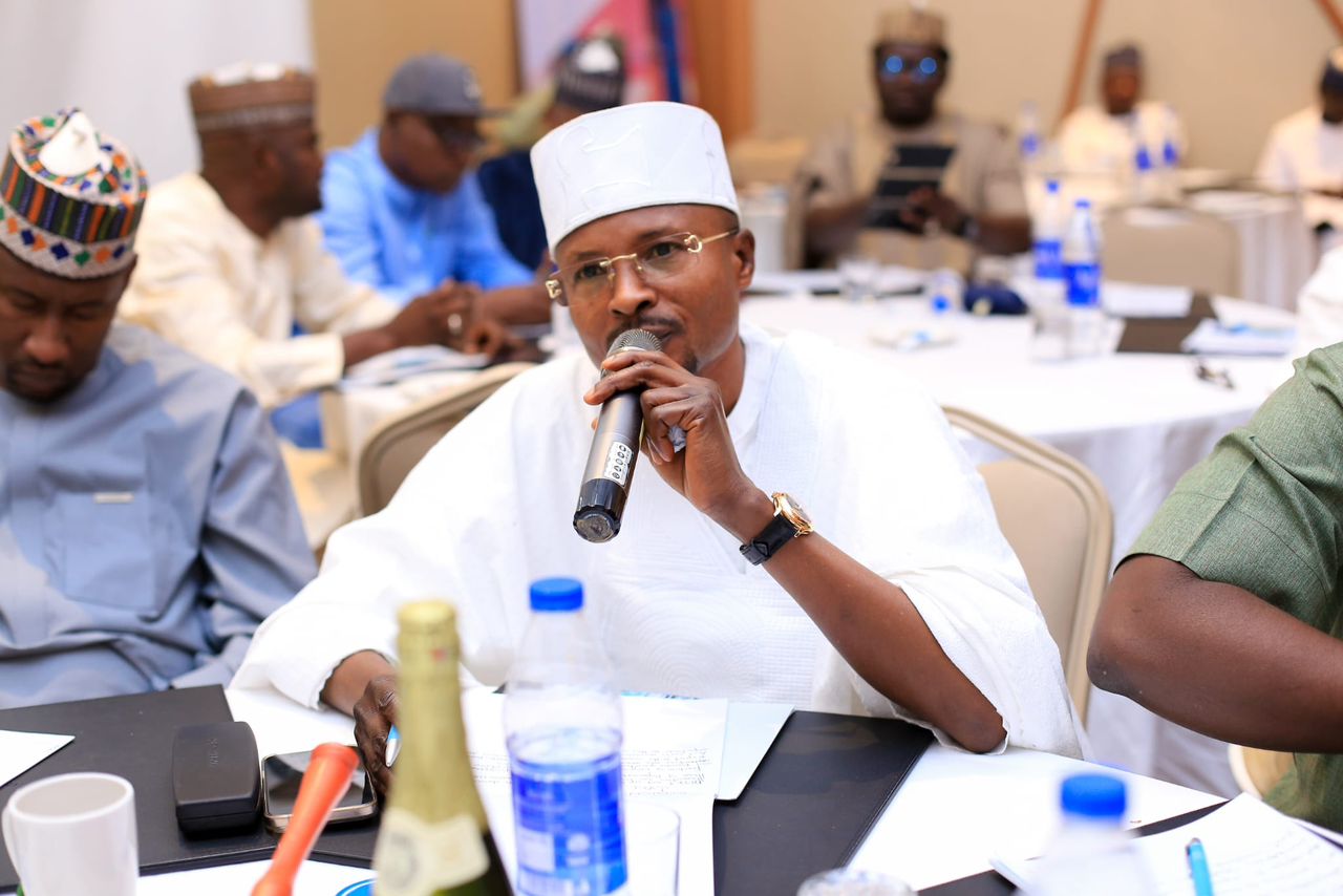 Rep. Leke Abejide Speaking at the Retreat