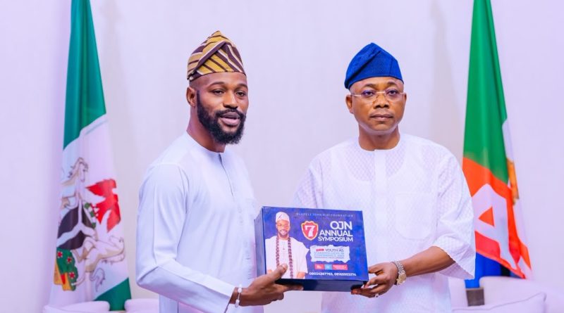 Amb. Oladele John Nihi Presenting Invitation to Gov. Usman Ahmed Ododo