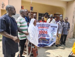 Nigeria Association of the Blind (NAB) Kogi State Chapter on 2026 International Day of White Cane